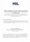 Research paper thumbnail of Release of phenolic acids from sunflower and rapeseed meals using different carboxylic esters hydrolases from Aspergillus niger