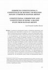 Research paper thumbnail of Jurisdição Constitucional e Constituição de Sentido: um Segundo Estudo a partir de Hanna Arendt