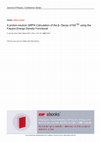 Research paper thumbnail of A proton-neutron QRPA Calculation of the β- Decay of Nd152 using the Fayans Energy Density Functional