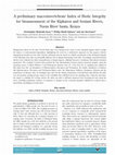 Research paper thumbnail of A preliminary macroinvertebrate Index of Biotic Integrity for bioassessment of the Kipkaren and Sosiani Rivers, Nzoia River basin, Kenya