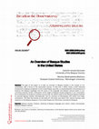 Research paper thumbnail of An Overview of Basque Studies in the United States