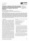 Research paper thumbnail of VTE‐AKA: an optimum vector time encoding scheme for synchronising authenticated key agreements in cognitive radio ad hoc networks