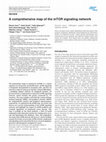 Research paper thumbnail of A comprehensive map of the mTOR signaling network