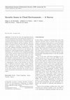 Research paper thumbnail of Security issues in cloud environments: a survey