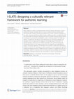 Research paper thumbnail of I-SLATE: designing a culturally relevant framework for authentic learning