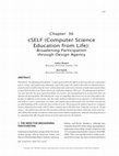 Research paper thumbnail of cSELF (Computer Science Education from Life)