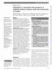 Research paper thumbnail of Urbanisation is associated with prevalence of childhood asthma in diverse, small rural communities in Ecuador