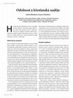 Research paper thumbnail of Resilience and Christian hope / Odolnost a křesťanská naděje