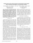 Research paper thumbnail of Selecting time-frequency representations for detecting rotor faults in BLDC motors operating under rapidly varying operating conditions