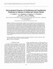 Research paper thumbnail of Electrochemical Properties of Ultrafiltration and Nanofiltration Membranes in Solutions of Sodium and Calcium Chloride