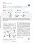 Research paper thumbnail of Synthesis of cis-Oriented Vicinal Diphenylethylenes through a Lewis Acid-Promoted Annulation of Oxotriphenylhexanoates