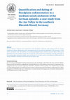 Research paper thumbnail of Quantification and dating of floodplain sedimentation in a medium-sized catchment of the German uplands: a case study from the Aar Valley in the southern Rhenish Massif, Germany