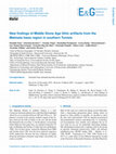 Research paper thumbnail of New findings of Middle Stone Age lithic artifacts from the Matmata loess region in southern Tunisia