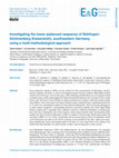 Research paper thumbnail of Investigating the loess–palaeosol sequence of Bahlingen-Schönenberg (Kaiserstuhl), southwestern Germany, using a multi-methodological approach