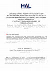 Research paper thumbnail of The middle/upper Würmian alluvio-loessic sequences of Quincieux and Lyon (Rhône‑Alpes, France): first palaeoenvironmental interpretations and correlations