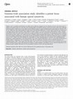 Research paper thumbnail of Genome-wide association study identifies a potent locus associated with human opioid sensitivity