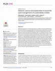 Research paper thumbnail of Network science and explainable AI-based life cycle management of sustainability models