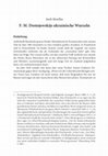 Research paper thumbnail of Jordi Morillas - F. M. Dostojewskijs ukrainische Wurzeln