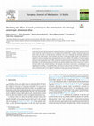 Research paper thumbnail of Modeling the effect of notch geometry on the deformation of a strongly anisotropic aluminum alloy