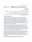 Research paper thumbnail of Day 26 -Righteous Compassion