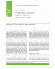 Research paper thumbnail of People, plants, plantations: Responses and reflections