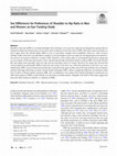 Research paper thumbnail of Sex Differences for Preferences of Shoulder to Hip Ratio in Men and Women: an Eye Tracking Study