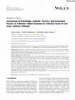 Research paper thumbnail of Assessment of Knowledge, Attitude, Practice, and Associated Factors of Voluntary Blood Donation in Selected Towns of Awi Zone, Injibara, Ethiopia