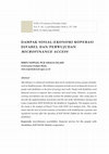 Research paper thumbnail of Dampak Sosial-Ekonomi Koperasi Difabel dan Perwujudan Microfinance Access