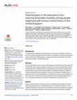 Research paper thumbnail of Potential gains in life expectancy from reducing heart disease, cancer, Alzheimer's disease, kidney disease or HIV/AIDS as major causes of death in the USA