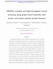 Research paper thumbnail of DENVIS: Scalable and High-Throughput Virtual Screening Using Graph Neural Networks with Atomic and Surface Protein Pocket Features