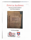 Research paper thumbnail of “The use of printed archival sources for the study of plague epidemics in 17th century Italy”
Print in Archives, 16th St Andrews Book History Conference, St Andrews 20-22 June 2024