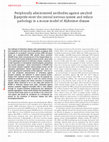 Research paper thumbnail of Peripherally administered antibodies against amyloid β-peptide enter the central nervous system and reduce pathology in a mouse model of Alzheimer disease