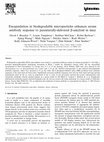 Research paper thumbnail of Encapsulation in biodegradable microparticles enhances serum antibody response to parenterally-delivered β-amyloid in mice