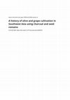 Research paper thumbnail of A history of olive and grape cultivation in Southwest Asia using charcoal and seed remains