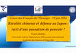 Research paper thumbnail of Chinese rivalry and defense in Japan: the story of a power shift (Rivalité chinoise et défense au Japon : récit d'une passation de pouvoir)