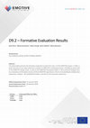 Research paper thumbnail of D9.2 – Formative Evaluation Results