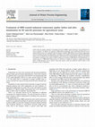 Research paper thumbnail of Evaluation of MBR treated industrial wastewater quality before and after desalination by NF and RO processes for agricultural reuse