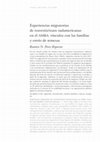 Research paper thumbnail of Experiencias migratorias de travestis/trans sudamericanas en el AMBA: vínculos con las familias y envío de remesas