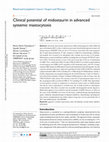 Research paper thumbnail of Clinical potential of midostaurin in advanced systemic mastocytosis