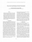 Research paper thumbnail of Privacy Preserving Planning in Stochastic Environments