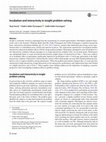 Research paper thumbnail of Incubation and interactivity in insight problem solving