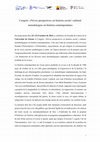 Research paper thumbnail of Congrés: «Noves perspectives en història social i cultural: metodologies en història contemporània»