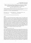 Research paper thumbnail of Effects of Parental and Direct Methylmercury Exposure on Flight Activity in Young Homing Pigeons (Columba livia)