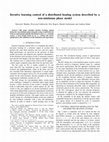 Research paper thumbnail of Iterative learning control of a distributed heating system described by a non-minimum phase model