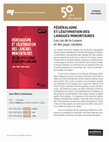 Research paper thumbnail of Fédéralisme et légitimation des langues minoritaires