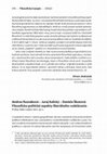 Research paper thumbnail of Andrea Rusnáková; Juraj Kalický; Daniela Škutová: Filozoficko-politické aspekty liberálneho vzdelávania (book review)