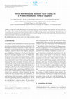 Research paper thumbnail of Stress distribution in an elastic layer resting on a Winkler foundation with an emptiness