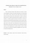 Research paper thumbnail of Facilitating customer adherence to complex services through multi-interface interactions: The case of a weight loss service