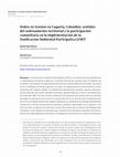 Research paper thumbnail of Orden en tensión en Caquetá, Colombia: sentidos del ordenamiento territorial y la participación comunitaria en la implementación de la Zonificación Ambiental Participativa (ZAP)