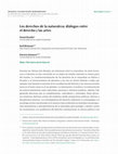 Research paper thumbnail of Los derechos de la naturaleza: diálogos entre el derecho y las artes